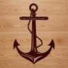 Nautical Anchor Designs A set of anchor designs in a nautical theme, suitable for vector art projects.