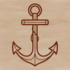 Nautical Anchor Illustration in Simple Lines Simple nautical anchor illustration created as a vector design.