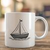 Boat Clip Art SVG A detailed vector illustration of a boat in various styles ready for use as clip art.