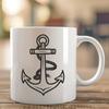 Beautiful Anchor - Cricut DXF