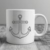 Stunning Anchor In DXF - Free Digital Download