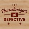 Inspiring Neurodiversity Quotes SVG Illustration Neurodiversity quote illustration for commercial or personal use, featuring inspirational text and minimalist design.