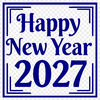 New Year's quote graphic in vector format, ideal for cutting machines like Cricut and laser cutters.