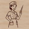 Female nurse in a white uniform, representing the nursing profession.
