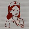 Beautiful Nurse Illustration Female nurse profession illustration in scalable vector graphics format.