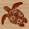 Sea Creature Design An illustration of a sea turtle in a natural seaside environment, highlighting its unique features as a wild animal.