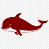 Simple Whale Illustration in SVG Format A simple vector illustration of a whale in silhouette.