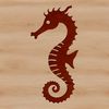 Vector Marine Life Design A vector design of a seahorse marine animal.