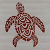 A detailed illustration of a sea turtle in the wild, designed as a vector art.