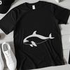 Free Whale SVG Illustration A detailed vector illustration of a whale in silhouette.