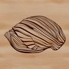 Seaside Vector Art Illustration A digital illustration of a seashell in vector format.