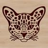 Central American Wildlife Icon A sleek wild animal with a distinctive head shape, native to Central and South America.