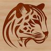 Close-up Ocelot Portrait Vector Close-up vector illustration of an Ocelot's head with intricate details, suitable for commercial or personal projects.