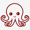 Unique Octopus Drawing DXF - Free Download