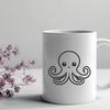 Unique Octopus - DXF For Commercial Use