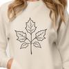 A high-quality leaf graphic designed as a vector image.