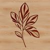 Nature-Inspired Leaf Design An isolated design element featuring a stylized leaf shape suitable for various digital applications.