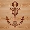 Intricate Anchor Designs Vector design of anchors with intricate elements suitable for various applications.