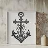 Artistic Anchor In SVG - Free Digital Download