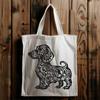 Creative Standing Dachshund DXF