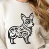 Artistic Standing Welsh Corgi - DXF