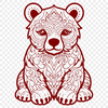 Sitting Bear SVG