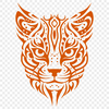 Free Artistic Big Cat Vector Art