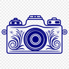 Camera Artwork In DXF File Format For Free Download