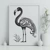 Artistic Flamingo - Glowforge PDF