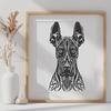 Artistic Great Dane Digital Art - Free PNG