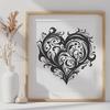 Beautiful Love Heart Clip Art - Free PDF Download