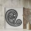 Creative Paisley - Laser Engraver DXF