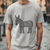 Beautiful Standing Donkey - DXF