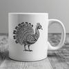 Ornate Turkey In SVG & DXF