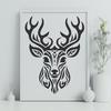 Beautiful Deer In DXF Format - Free Download