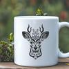 Ornate Deer In DXF