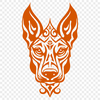 Free Ornate Doberman Pinscher Vector Craft File