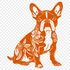 Ornate Dog - DXF For Commercial Use