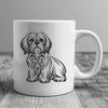 Creative Sitting Shih Tzu Decal