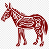 Beautiful Donkey - SVG For Commercial Use