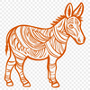 Unique Donkey Printable Image PNG - Free Download