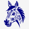 Ornate Donkey In DXF - Free Download