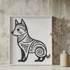 Ornate Standing Dog PDF