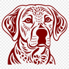 Labrador Retriever Vector Image In SVG, PNG, PDF And DXF Formats