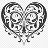 Ornate Love Heart PNGs - Free Download