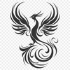 Free Pheonix Stencil