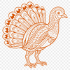 Ornate Turkey - For Sublimation Project