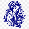 Creative Virgin Mary SVG