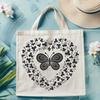 Ornate Butterfly Decal