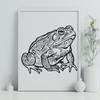 Artistic Toad In SVG Free Commercial Use Download